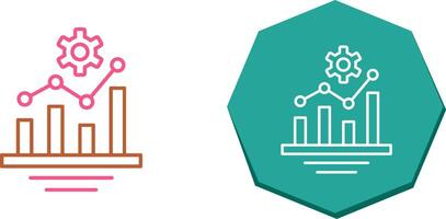 Bar Chart Icon Design vector