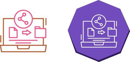 File Share Icon Design vector
