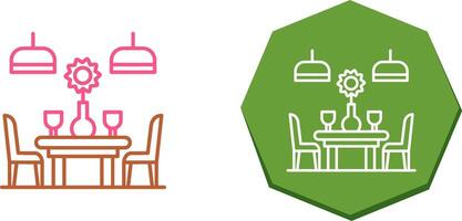 Table Icon Design vector