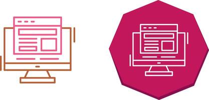 Adaptive Layout Icon Design vector