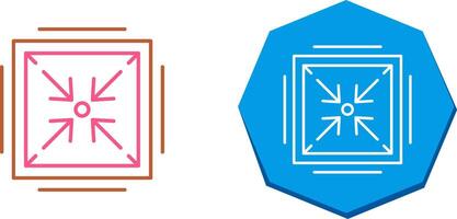 Minimize Icon Design vector