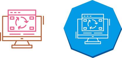 Update Icon Design vector