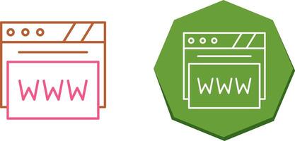 Web Browser Icon Design vector