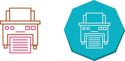 Printer Icon Design vector
