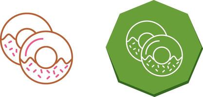 Doughnut Icon Design vector