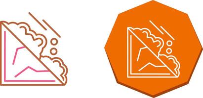Avalanche Icon Design vector
