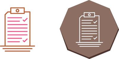 Check List Icon Design vector