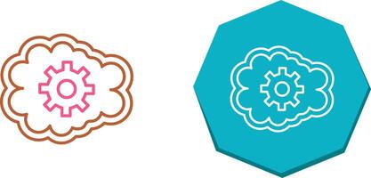 Mental Control Icon Design vector