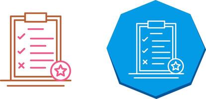 Task List Icon Design vector