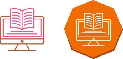 Digital Learning Icon Design vector