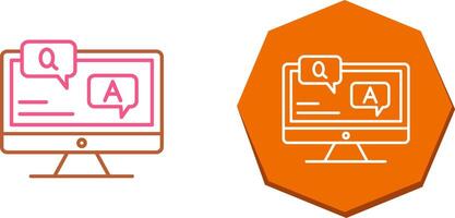 Faq Icon Design vector
