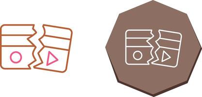 Broken Icon Design vector