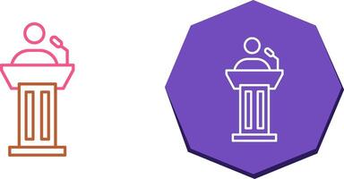 Podium Icon Design vector