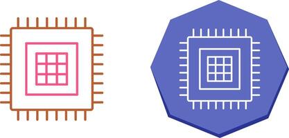 Processor Icon Design vector