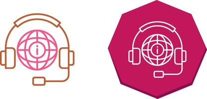 Call Center Icon Design vector