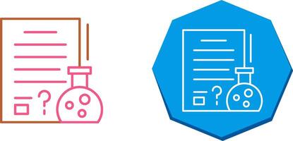 Hypothsis Icon Design vector