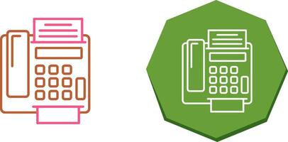 diseño de icono de máquina de fax vector