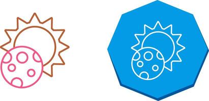 Eclipse Icon Design vector