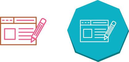 Web Page Icon Design vector