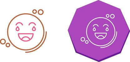 Loughing Icon Design vector