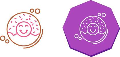 diseño de icono de donut vector