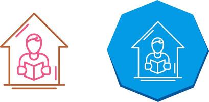 Home Learning Icon Design vector