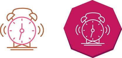 diseño de icono de reloj de alarma vector