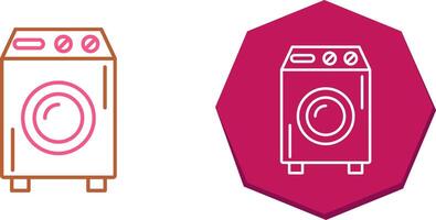 Washing Machine Icon Design vector