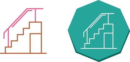 diseño de icono de escaleras vector