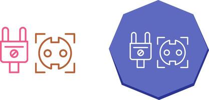 Socket Icon Design vector