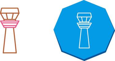 Control Tower Icon Design vector