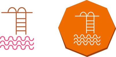 Swiming pool Icon Design vector