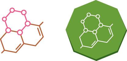 Molecule Icon Design vector