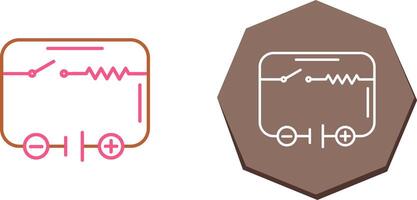 eléctrico circuito icono diseño vector