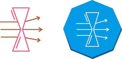 Dispersion Icon Design vector