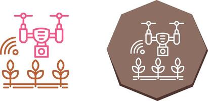 Smart Farm Icon Design vector