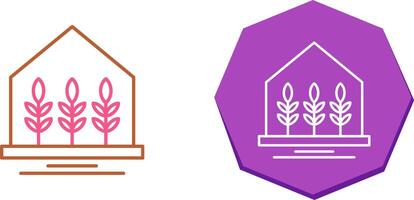 Farm House Icon Design vector