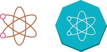 Atom Icon Design vector