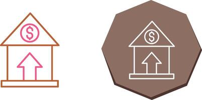 Property Value Icon Design vector