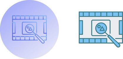 Unique Find Picture Icon Design vector