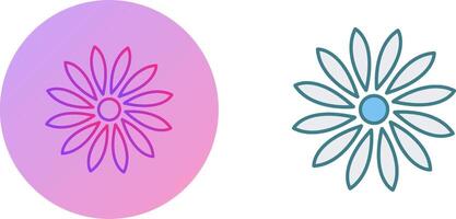 Unique Flower Icon Design vector