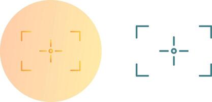Unique Focus Icon Design vector