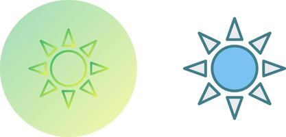 UV Radiation Icon Design vector