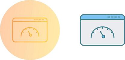 Page Speed Icon Design vector