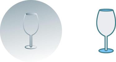 Wine Glass Icon Design vector