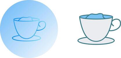 Creamy Coffee Icon Design vector
