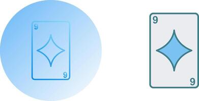 Diamonds Card Icon Design vector