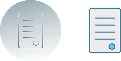 Unique Reports Icon Design vector