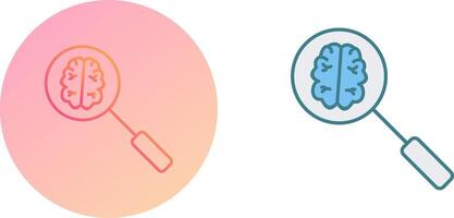 Unique Intelligent Search Icon Design vector
