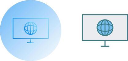 Unique Intranet Icon Design vector
